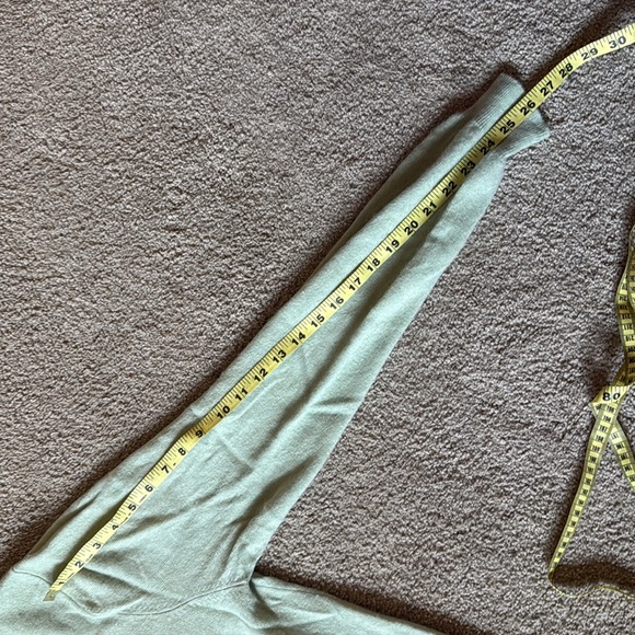 Club Room Fuzzy Cashmere V-Neck, Men’s L. Mint Green - Picture 10 of 10